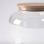 Vase Cirene Borosilikatglas / Bambus - Transparent / Natur