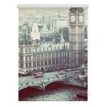 Klemfix-rolgordijn London Westminster polyester - grijs - 80 x 150 cm