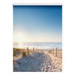 Klemmfix-Rollo Ostseestrand Polyester - Blau - 90 x 150 cm