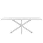 Eettafel Karmi II Wit - Breedte: 200 cm - Wit