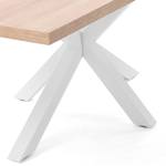 Table Karmi II Imitation chêne - Largeur : 180 cm - Blanc