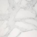 Table Akolele II Imitation marbre blanc - Largeur : 160 cm