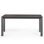 Table Retie III (Extensible) - Marron vieilli - Largeur : 160 cm - Anthracite