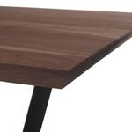 Table Conna Acacia brun - Largeur : 200 cm - Bord suisse