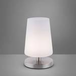 LED-tafellamp Sonja melkglas/ijzer - 1 lichtbron - Zilver