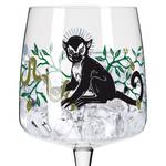 Verre à cocktail Fabelkraft I Verre cristallin - Transparent / Noir - Contenance : 0,7 L