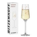 Flûte à champagne Touche de rosé II Verre cristallin - Transparent / Rose doré - Contenance : 0,23 L