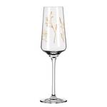 Flûte à champagne Touche de rosé IV Verre cristallin - Transparent / Rose doré - Contenance : 0,23 L