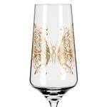Flûtes à champagne Rosé II (lot de 2) Verre cristallin - Transparent / Rose doré - Contenance : 0,23 L