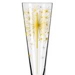 Flûte à champagne Goldnacht Bougie Verre cristallin - Transparent / Platine - Contenance : 0,2 L