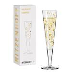 Champagnerglas Goldnacht Music Kristallglas - Transparent / Gold - Fassungsvermögen: 0.2 L