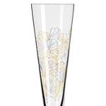 Champagnerglas Goldnacht Blumenmeer