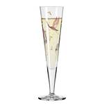 Bicchiere da champagne Goldnacht Gru Cristallo - Trasparente / Oro - Capacità: 0.2 l