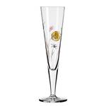 Champagnerglas Goldnacht Vollmond Kristallglas - Transparent / Gold - Fassungsvermögen: 0.2 L