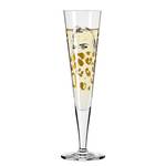 Goldnacht Champagnerglas Leoparden