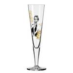 Champagneglas Goldnacht Vrouw kristalglas - transparant/goudkleurig - inhoud: 0.2 L