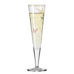 Bicchiere da champagne Goldnacht Birds Cristallo - Trasparente / Oro - Capacità: 0.2 l