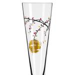 Champagneglas Goldnacht Kersenbloesem kristalglas - transparant/goudkleurig - inhoud: 0.2 L