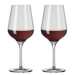 Verres à vin Fjordlicht (lot de 2) Verre cristallin - Contenance : 0,57 L - Gris