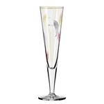 Bicchiere champagne Goldnacht Anatre Cristallo - Trasparente / Oro - Capacità: 0.2 l