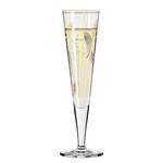 Bicchiere champagne Goldnacht Anatre Cristallo - Trasparente / Oro - Capacità: 0.2 l