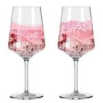 Bicchiere aperitivo Sommersonett I (2) Cristallo - Trasparente / Rosa - Capacità: 0.54 l