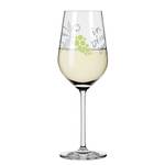 Verre à vin Cœur de cristal II Verre cristallin - Transparent / Platine - Contenance : 0,36 L