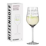 Bicchiere da vino bianco Herzkristall Cristallo - Trasparente / Platino - Capacità: 0.36 l