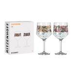 Verres à cocktail Fauna II (lot de 2) Verre cristallin - Transparent - Contenance : 0,72 L