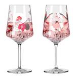 Bicchiere Sommersonett II (2) Cristallo - Trasparente / Rosa - Capacità: 0.54 l