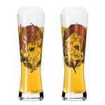 Verres à bière Heldenfest III (lot de 2) Verre cristallin - Noir / Cuivre - Contenance : 0,4 L