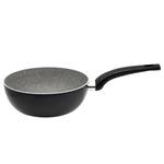 Wok Dolomit zwart - aluminium