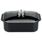 Cocotte carrée Induction Noir - Fonte d’aluminium - 8 L