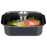 Cocotte carrée Induction Noir - Fonte d’aluminium - 8 L