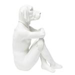 Deko Figur Gangster Dog Cream Weiß - Metall / Stein