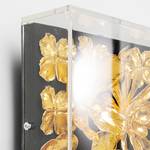 Decorazione da parete Gold Flower Color oro - Materiale a base di legno / Tessuto - 80 x 80 cm