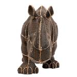 Oggetto decorativo Rhino Rivets Pearls Marrone - Pietra