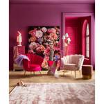 Bild Touched Flower Bouquet Pink - Massivholz  / Textil - 200 x 140 cm