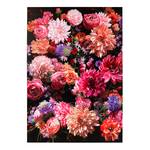 Quadro Touched Flower Bouquet Rosa - legno massello  / Tessuto - 200 x 140 cm