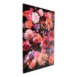 Tableau déco Touched Flower Bouquet Rose - Bois massif / Tissu - 200 x 140 cm