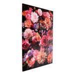 Quadro Touched Flower Bouquet Rosa - legno massello  / Tessuto - 200 x 140 cm