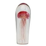 Briefbeschwerer Jellyfish II Rot - Glas