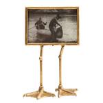 Rahmen Duck Feet Horizont Gold - Metall / Holzwerkstoff / Glas - 13 x 18 cm