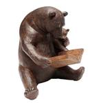 Oggetto decorativo Reading Bears Marrone - Pietra