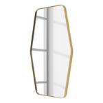 Specchio Shape Hexagon Brass Oro - Metallo / Vetro - 64 x 94,5 cm