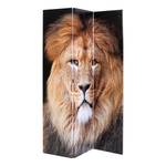Kamerscherm King Lion vs Cat Girl meerdere kleuren - massief hout  /kunststof - 120 x 180 cm