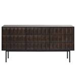 Sideboard Limes Eiche massiv / Metall - Eiche Dunkel / Schwarz