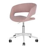 Bureaustoel Buggio II Oud pink - Wit