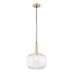 Suspension Mallin I Verre transparent / Fer - 1 ampoule