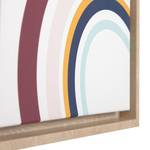 Wandbild Cindi Multicolor - Holzwerkstoff - 30 x 42 x 4.5 cm